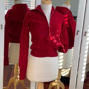 Women's Ralph Lauren Wool & Cashmere Sweater / Red / Size S